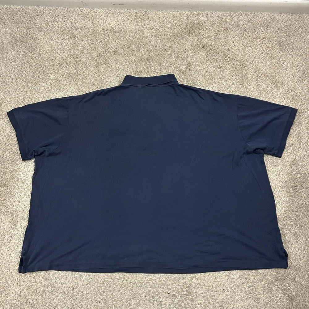 Polo Ralph Lauren Soft Cotton Polo Shirt Mens 4XB Big Blue Preppy Casual‎